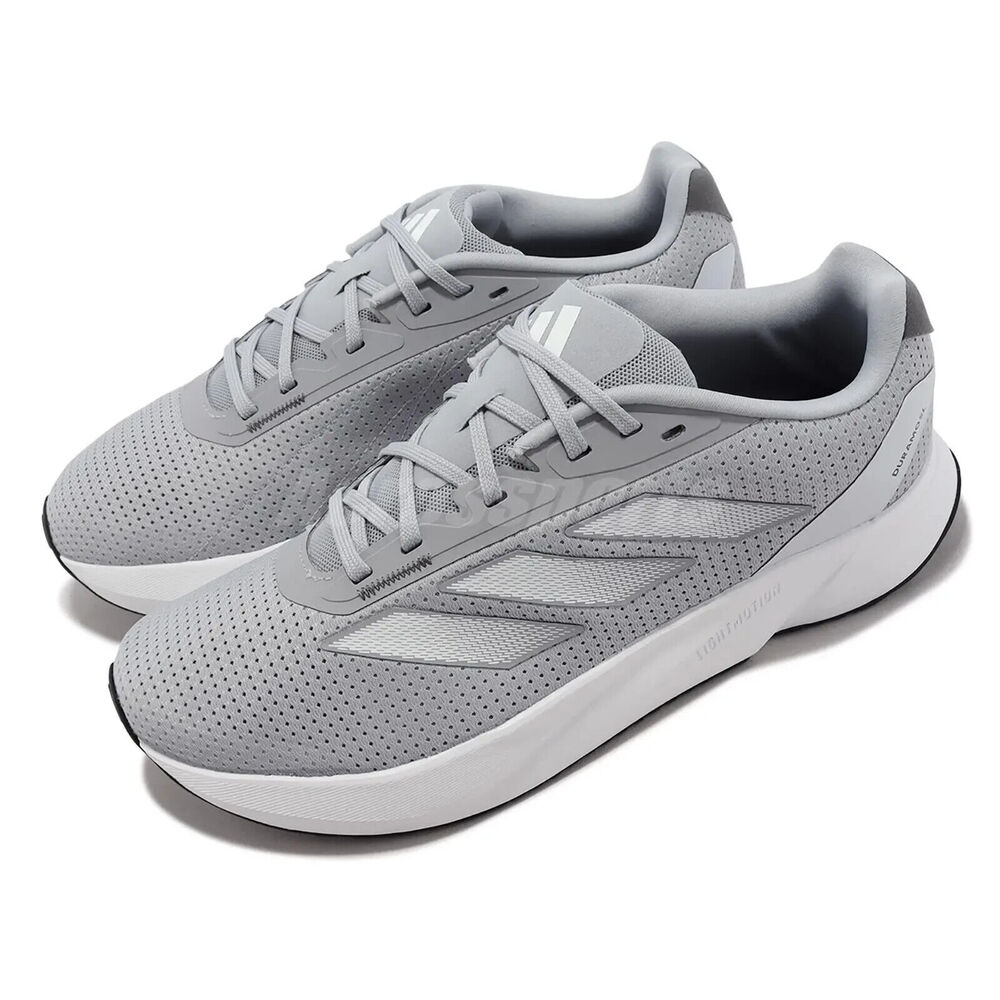 adidas Duramo SL M Halo Silver Cloud Size 11 Runner Running Shoes IE9689 NEW - Picture 2 of 8
